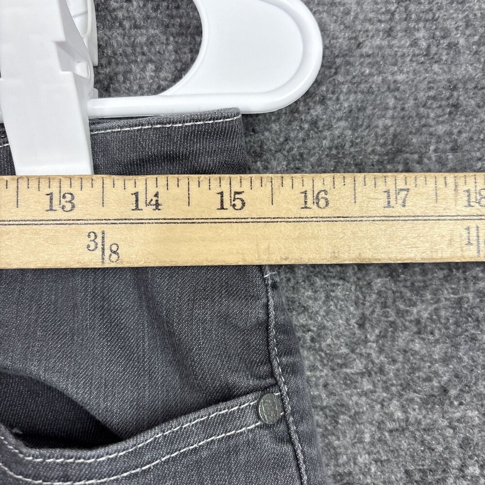 prAna Jeans Womens Size 8 Grey Straight Stretch Modern - Picture 4 of 14